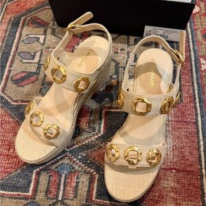 Larroude Milan Espadrille wedge